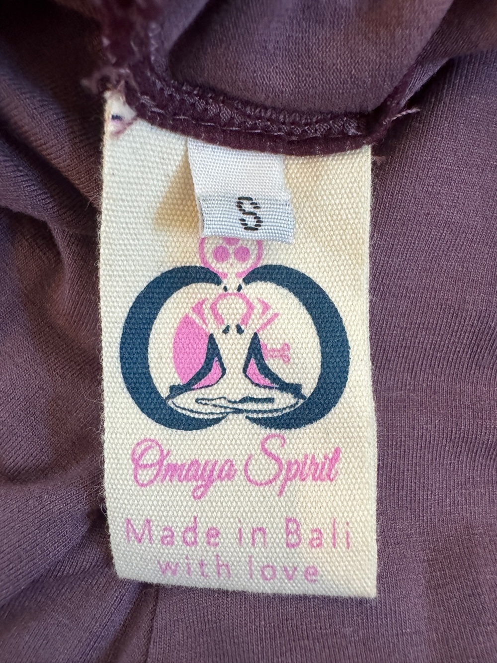 Omaya Spirit Purple Goddess Sacred Feminine Maxi Dress with Braided Straps - Picture 8 of 8